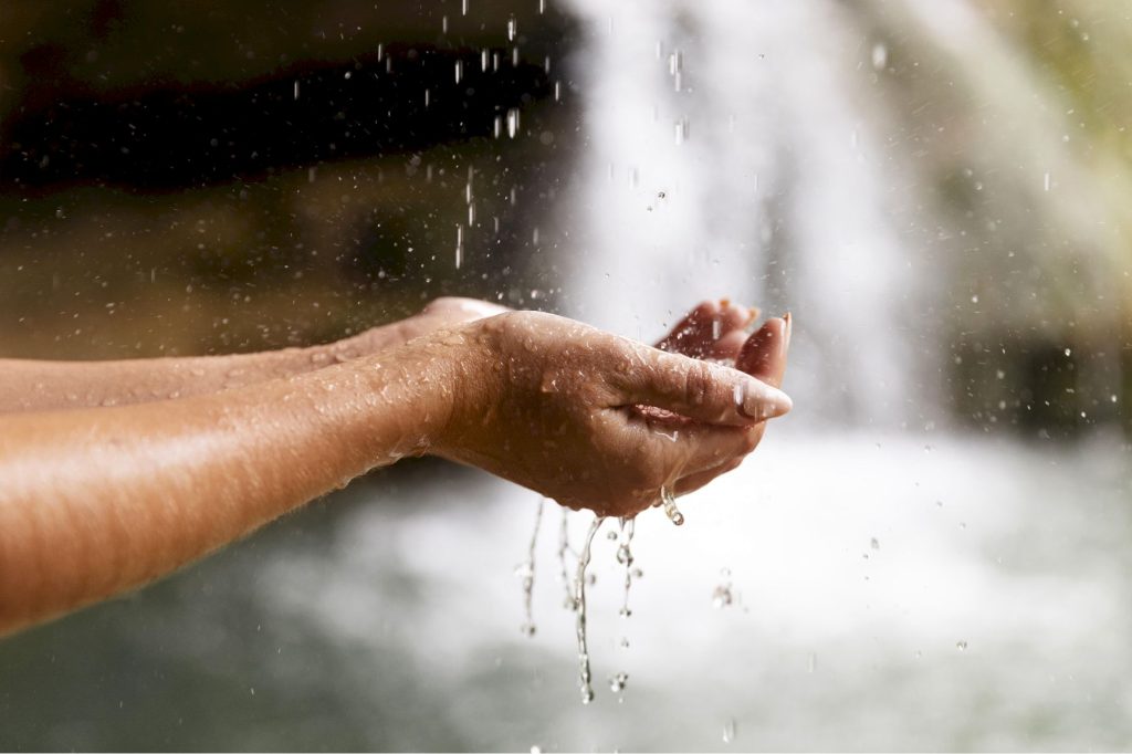 eau de pluie récupérée